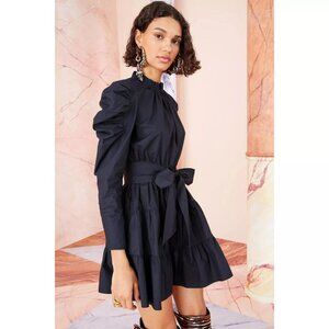 Ulla Johnson Naima Long Sleeve Cotton Mini Dress